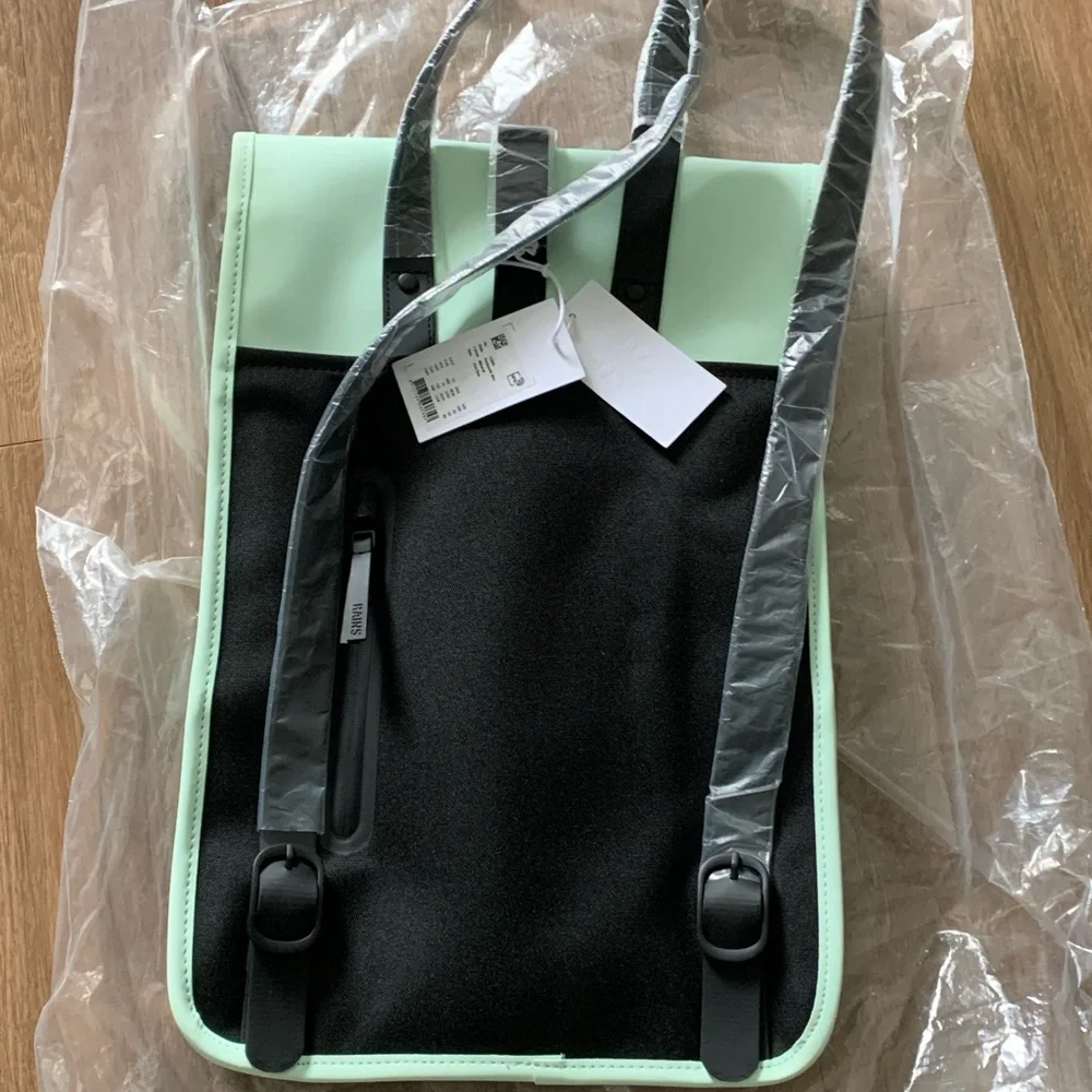 Rains backpack silhouette